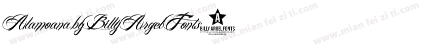 Alamoana by Billy Argel Fonts字体转换